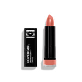 CoverGirl Exhibitionist Coral Dreams swatch reveals vibrant color with creamy finish