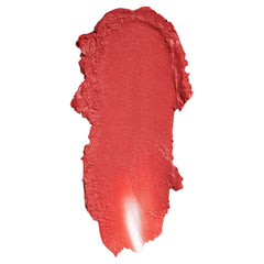 Close-up of CoverGirl HOT 305 lipstick texture for a smooth, comfortable feel.