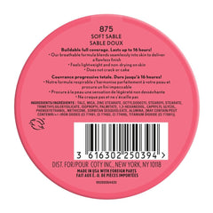 COVERGIRL Outlast Extreme Wear pressed powder Soft Sable application close-up