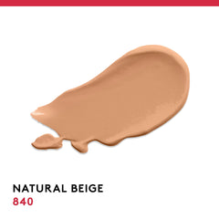 Close-up swatch on skin demonstrates seamless blend for Covergirl Outlast Extreme Wear.