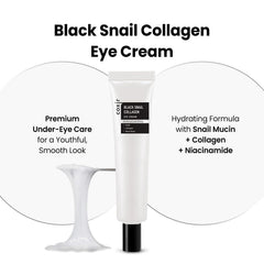 Coxir Snail mucin texture closeup shows silky hydration for the eye area.