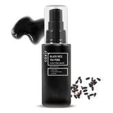 Coxir TXA Black Rice Pore Mask bottle highlights vegan formula for gentle pore care.
