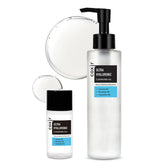 Coxir Ultra Hyaluronic Acid Cleansing Oil bottle pour for a smooth cleanse