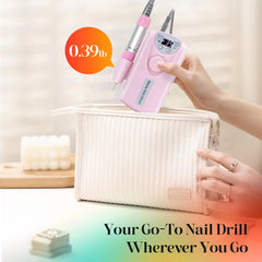 COYZU portable nail drill with long-lasting battery for travel manicures