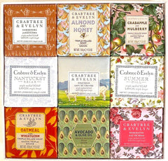 Crabtree & Evelyn Nantucket Briar bar soap, rich lather for daily cleansing.