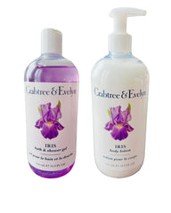 Crabtree & Evelyn Iris shower gel bottle for refreshing cleansing.