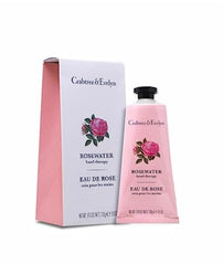 Crabtree & Evelyn Rosewater Hand Therapy Cream being dispensed for quick, non-greasy hydration.