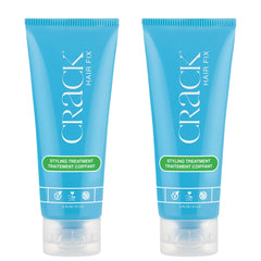 Crack Hair Fix trial cream bottle for sleek, frizz-free results.