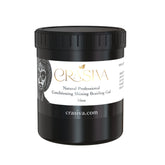 Crasiva Edge Control Gel jar closeup showing frizz control and all-day hold.