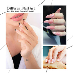 Creaglam Builder Gel nails surface-smoothing before rhinestone designs