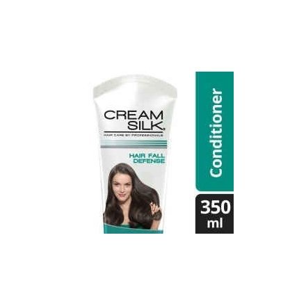 Cream Silk Hair Fall Defense Conditioner 350ml bottle-pour helps detangle and soften hair