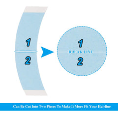 Create Beauty Lace Front Wig Tape removal process highlights gentle removal using remover.
