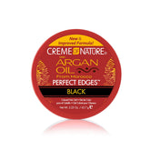 Creme of Nature Perfect Edges black edge tint provides long-lasting hold.