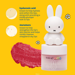 The Crème Shop Miffy lip balm with murumuru for soft, supple lips.