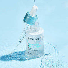 Dispensing action of The Crème Shop Pro-Youth ampoule for easy application.