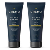 Cremo Palo Santo Shave Cream 2-pack outer view packaging.
