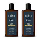 Cremo Rich-Lathering Palo Santo bottle shows premium scent and balanced hydration.