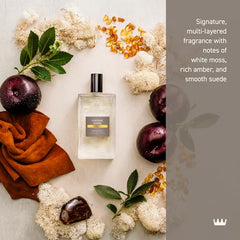 Cremo Vintage Suede pump dispenser highlights easy, precise application.