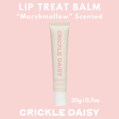 Crickle Daisy Lip Treat Balm olive oil blend helps soften dry lips