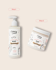 Cristina's Curls Kids Shampoo after-rinse hair looks soft and easy to comb.