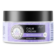 Crogooe Magnesium Cream with lavender bottle promotes a calming bedtime ritual