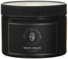 Crown Shaving Company shave cream bottle with eucalyptus-spearmint for a refreshing shave