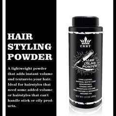 Crownnaturally CNNY Hair Powder texture close-up highlighting fluffy roots