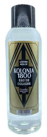 Crusellas Legitima 1800 Natural Splash bottle for daily refreshing citrus fragrance.