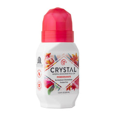 Crystal Essence roll-on leaves no residue or stains on skin.