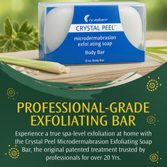 Crystal Peel corundum crystals close-up highlights precise exfoliation at home