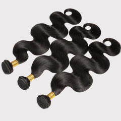 CSCHS virgin Brazilian hair wefts closeup highlighting silky texture and healthy cuticles.