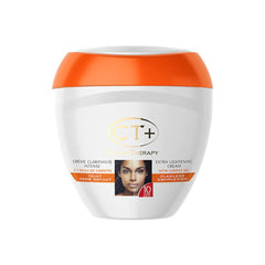 CT+ Clear Therapy carrot oil cream bottle pour for easy application.