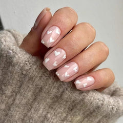 CTTHNBD medium glue-on nails for secure wear in minutes
