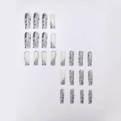 CTTHNBD full-cover press-on nails in a 24-piece set for quick wear