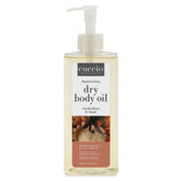 Cuccio Naturale Hydrating Dry Body Oil bottle with vanilla bean and sugar aroma for silky skin