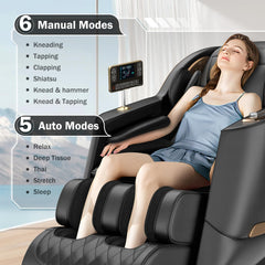 Culanta U1-Black SL-Track coverage from head to legs for precise massage.