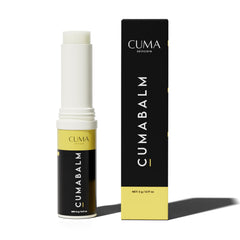 CumaBalm bottle pour shows easy, mess-free application for under-eye care.