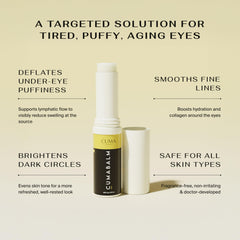 CumaBalm cream texture highlights smooth, quick absorption for morning routines.