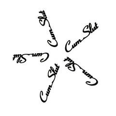 CumSlut five-sheet tattoo pack for versatile party looks