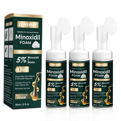 CUNVILEF Minoxidil Foam bottle for precise scalp application and daily use.