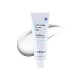 CURECODE Soothing Relief Gel bottle demonstrating lightweight hydration for sensitive skin