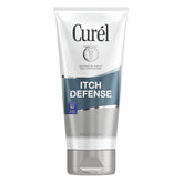 Curél Itch Defense lotion application for soothing hydration on dry skin.