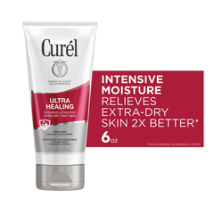Curél lotion applied to skin demonstrating quick absorption and non-greasy feel