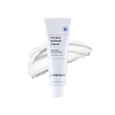 CURECODE Double Barrier Cream bottle with pump for easy daily use on sensitive skin.