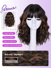 Close-up of CURLCRAZY natural wavy fibers for silky texture