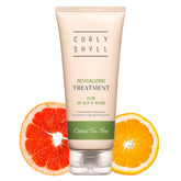 CURLYSHYLL Revitalizing Conditioner bottle with silicone-free formula for lightweight scalp care.