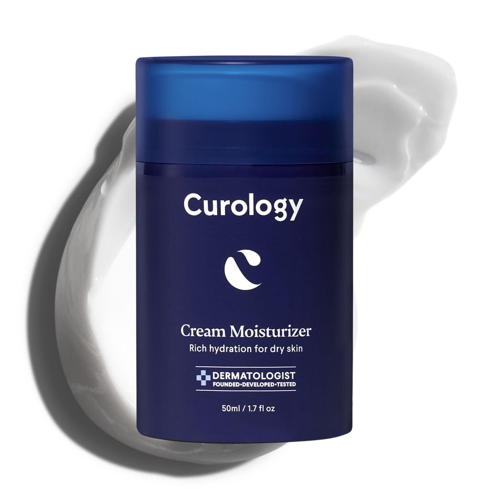 Curology Cream Moisturizer bottle front showing rich hydration for dry skin