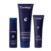 Curology Everyday Gentle Cleanser bottle close-up showing a soothing formula for sensitive skin.