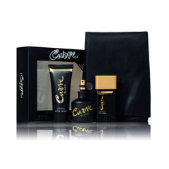 Curve Black for Men Gift Set components display for daily use.