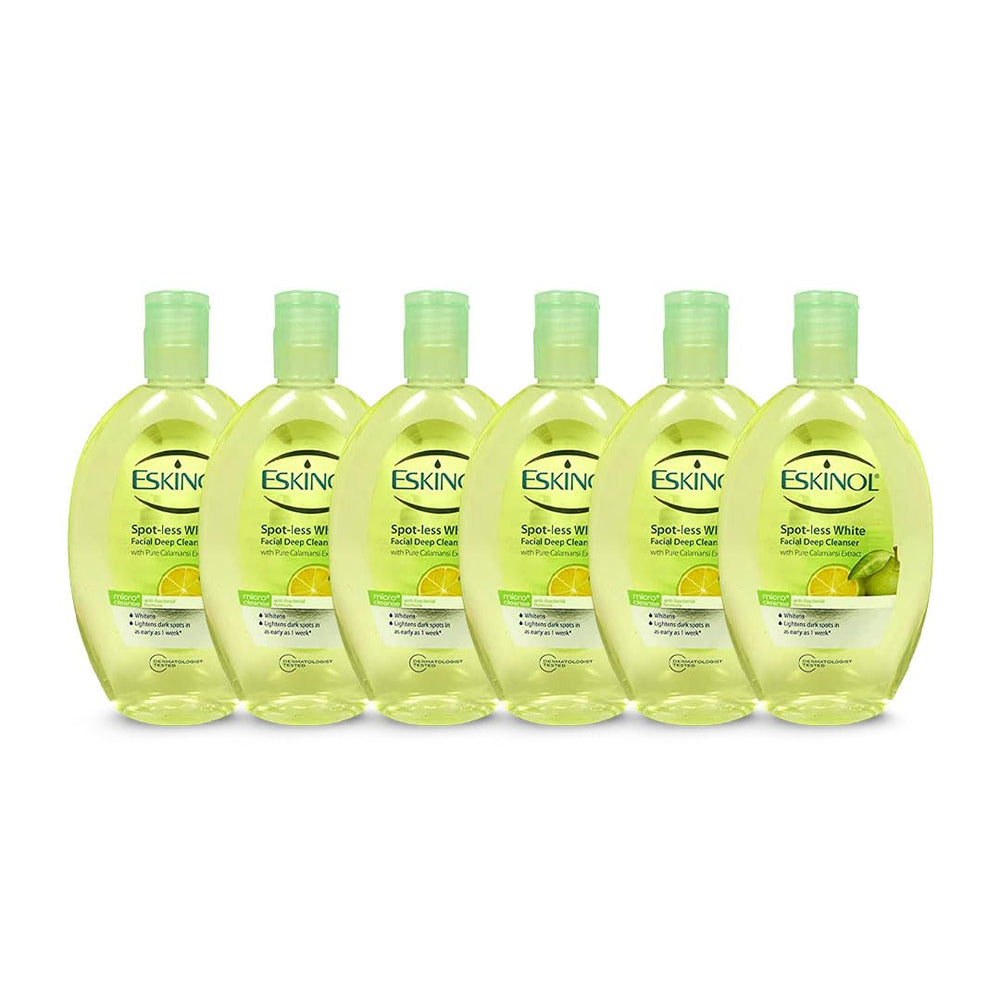 Curveland Eskinol facial cleanser 6-pack front view for daily cleansing